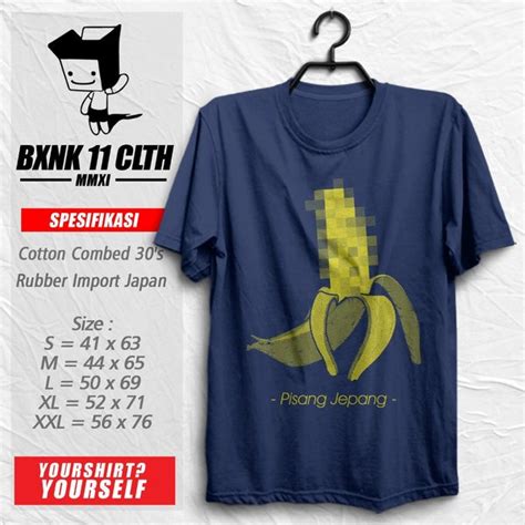 Jual Otd Kaos Pisang Jepang Plesetan Jav Lucu Keren Unik Distro Ot Design Di Lapak Ot Design