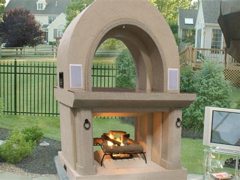 Fireplaces Warm Up Patios Outdoor Rooms Hgtv