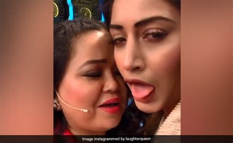 Comedian Bharti Singh Romantic And Funny Video Viral With Friend Surbhi