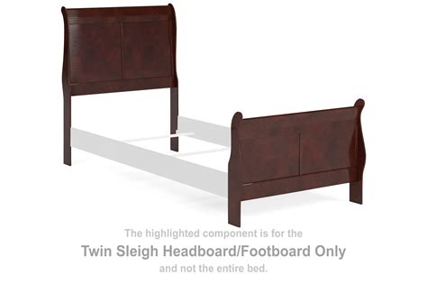 Alisdair Twin Sleigh Headboardfootboard B376 53 By Signature Design By
