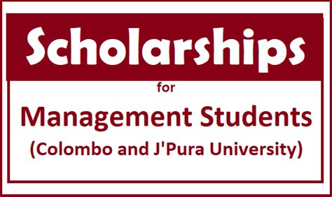 You can search jobs by entering relevant data in the above search fields and by filtering the job list with additional criteria. Scholarships for Management Students (Colombo and J'Pura ...