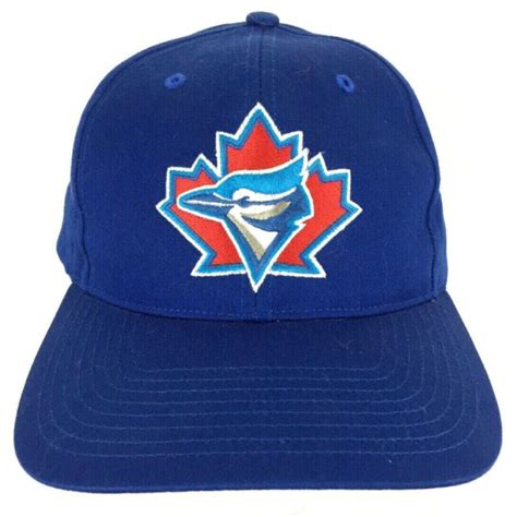 Toronto Blue Jays Hat Canada Maple Leaf Logo Retro Snap Back Mlb