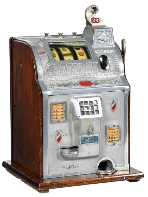 Lot Detail 10¢ Rock Ola Reserve Jackpot Slot Machine