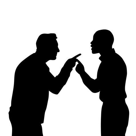 Free Images Argument Angry Silhouette Boss Client Dispute