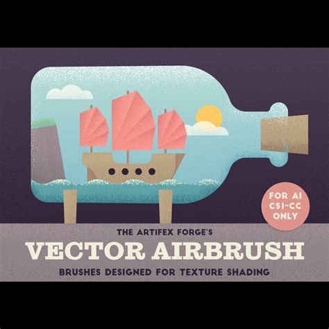 Paket Vector Airbrush Shader Brushes For Adobe Illustrator Bayu Perkasa