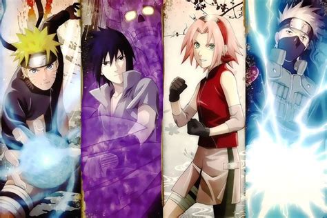 Naruto Shippuden Manga Kakashi Team 7 Poster Naruto Painting Naruto