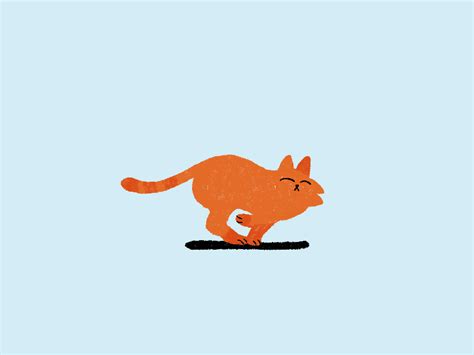 Run Kitty By Chris Koelsch On Dribbble Run Cycle Saint Charles San Luis Obispo Des Moines