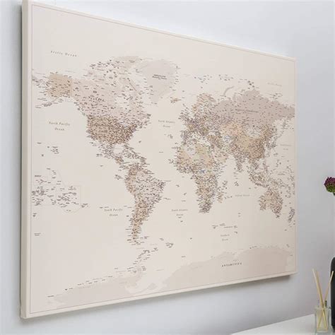 Large World Map World Wall Map My Xxx Hot Girl