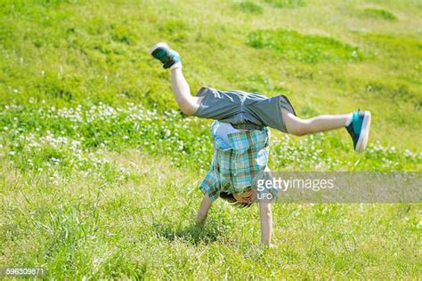 Happy Kids Cartwheel Photos And Premium High Res Pictures Getty Images