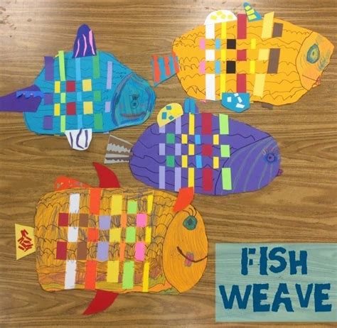 Fish Weave Kindergarten Mrs Knights Smartest Artists