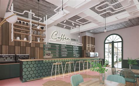 Coffee Shop Counter Interior Design
