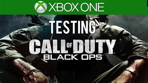 Black Ops 1 Xbox One Gameplay Backwards Compatibility Testing Youtube