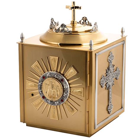 Altar Tabernacle In Brass With Small Windows Online Sales On