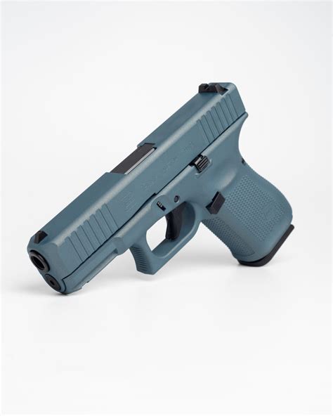 Glock 19 Gen 5 9mm Pistol Blue Titanium Slide And Lower Watchdog Tactical