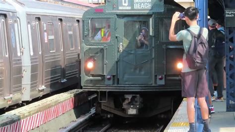 Mta Subway Railfanning The Parade Of Trains 91822 Youtube
