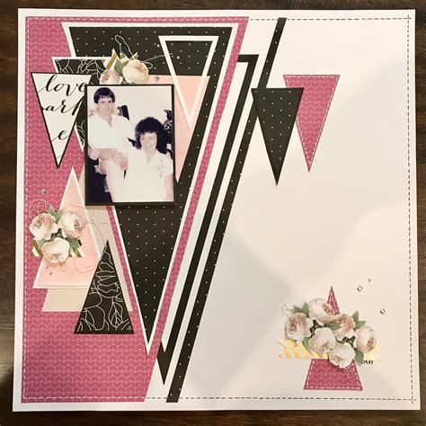 Live Beautifully Triangle Layout Inspired By Pinterest Ctmh