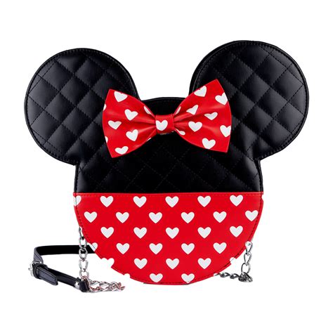 Loungefly Disney Mickey And Minnie Valentines Reversible Cross Body