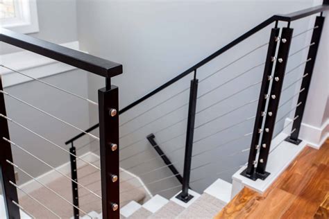 Modern Stairway Railing Artistic Iron Works