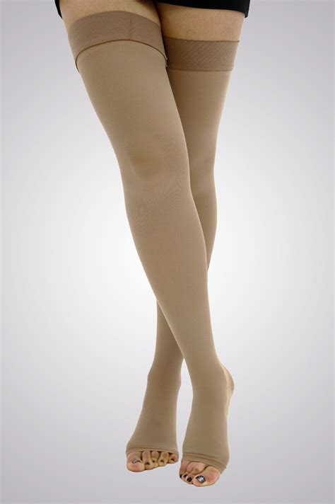 Open Toe Compression Thigh Highs Ph