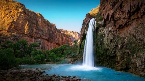 Wallpaper Nature Mountains Valley Landscape Water Rocks