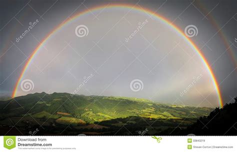 Full Double Rainbow Royalty Free Stock Images Image 33843219
