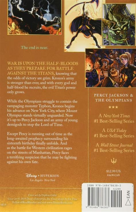 Percy Jackson And The Olympians The Last Olympian The Graphic Novel