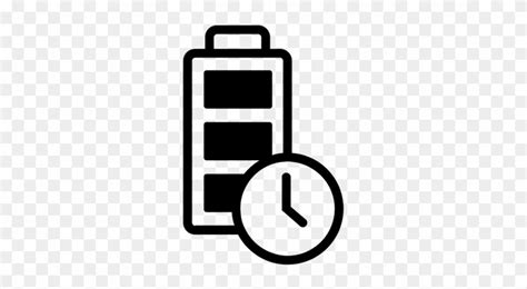 Download Up To 5 6 Hours Battery Life Battery Consumption Icon