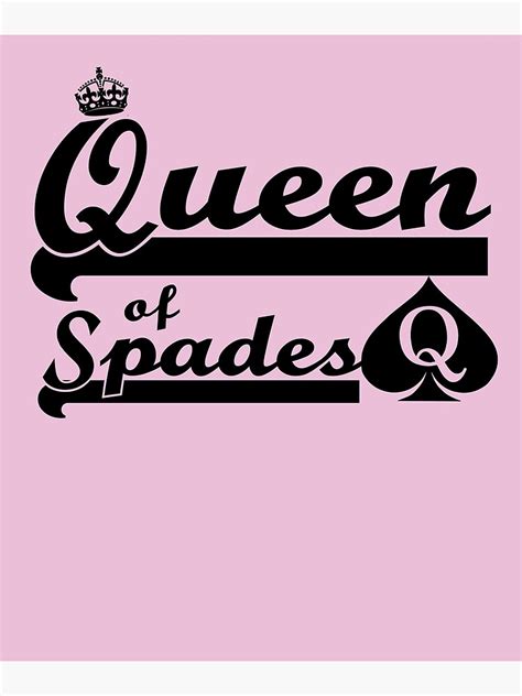 queen of spades hotwife bbc cuckold poster by dailytees redbubble