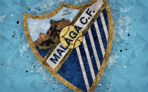 Download Wallpapers Malaga Cf 4k Creative Logo Spanish Football Club