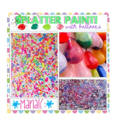 Paint Splatter With Balloons A La Princess Diaries