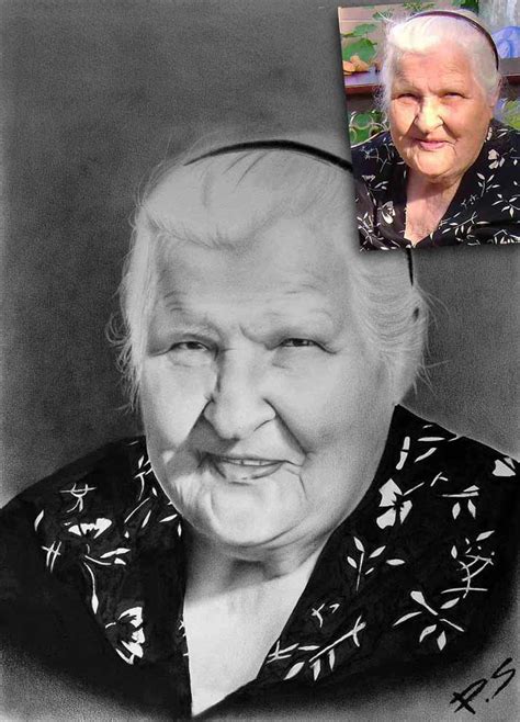 Jedes kunstwerk beginnt mit einem foto. Portrait malen zeichnen vom foto nach gemalt - Technik ...