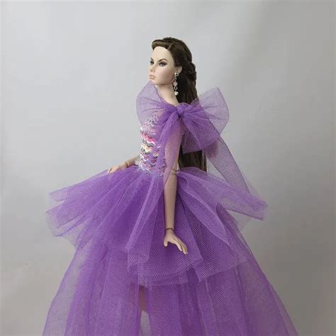 Dress For Barbie Doll Princess Dresses Gown Party Evening Dress Sexy Handmade Barbie Doll