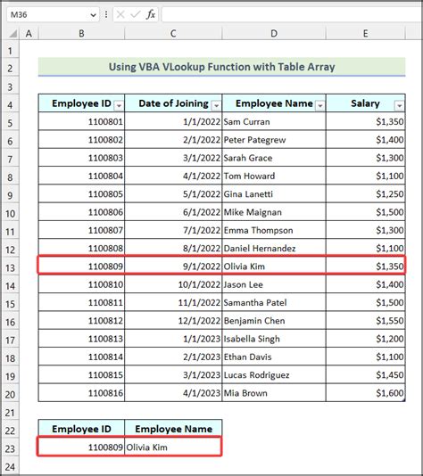 How To Use Excel VBA VLookup With Named Range 5 Examples