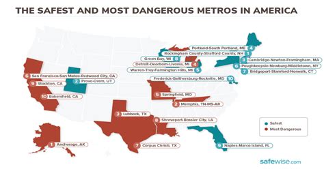 10 Most Dangerous Cities In The Us For 2021 Safewise