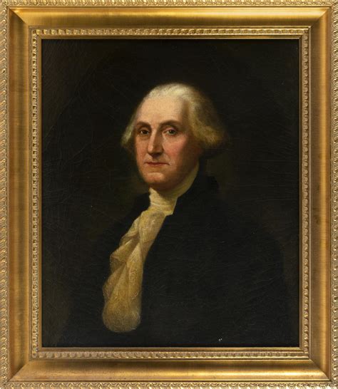 Sold Price American School 19th Century Portrait Of George
