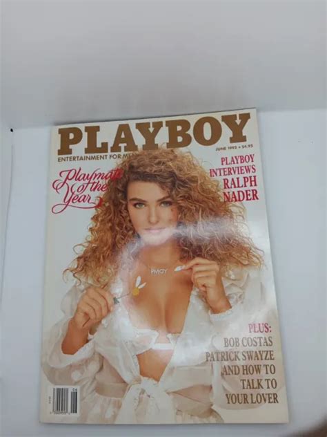 Playboy Magazine June Corinna Harney Pmoty Cover Ralph Nader