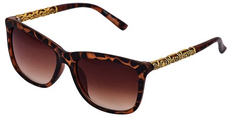 Buy Ricardo Classic Gradient Rectangular Women S Sunglasses Do33 47 Mm Brown Lens At