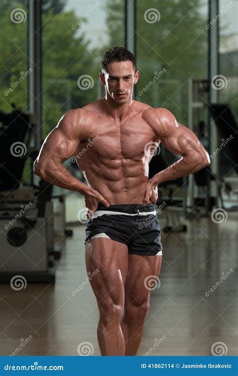 Muscular Men Stock Photo Image Of Body Building Chest 41862114