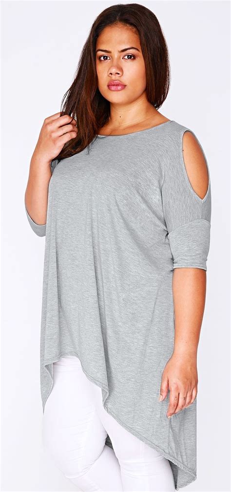 Plus Size Oversized Top With Cold Shoulder Plus Size Fashion Tips