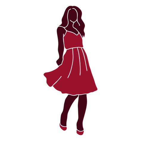 Woman Fashion Dress Silhouette Transparent Png And Svg Vector File