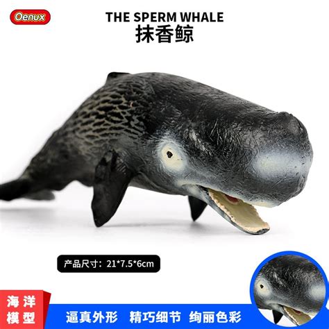 21cm Sea Life Animals Sperm Whale Model Action Figures Ocean Marine