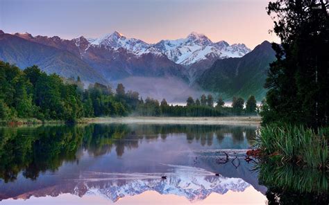 Mountain Lake In New Zealand Wallpaper Nature Wallpapers 22660