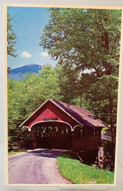 Flume Covered Bridge Franconia Notch New Hampshire Summer Ebay