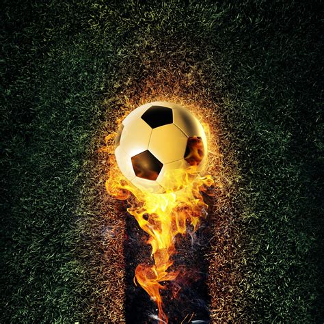Football On Fire Wallpapers Top Free Football On Fire Backgrounds