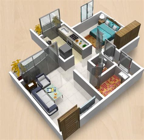 Interior Design For 1 Bhk Flat Contractorbhai
