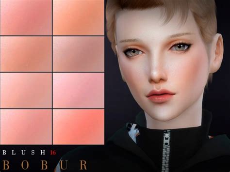 The Sims Resource Blush 16 By Bobur3 • Sims 4 Downloads
