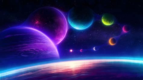 Choose from hundreds of free space wallpapers. Colorful Planets Chill Scifi Pink