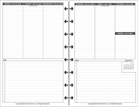 Lvj Weekly Planner 2 Pages Per Week 2 Pages Per Month Schedule