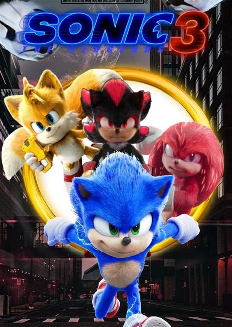 Sonic Movie 3 Poster 2024