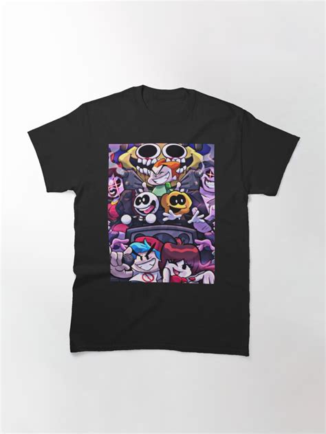 Friday Night Funkin Characters Fnf T Shirt By Dizzaa Redbubble